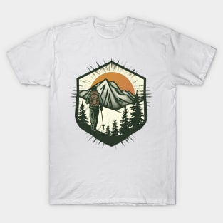 Hiking Lover Gift Design T-Shirt